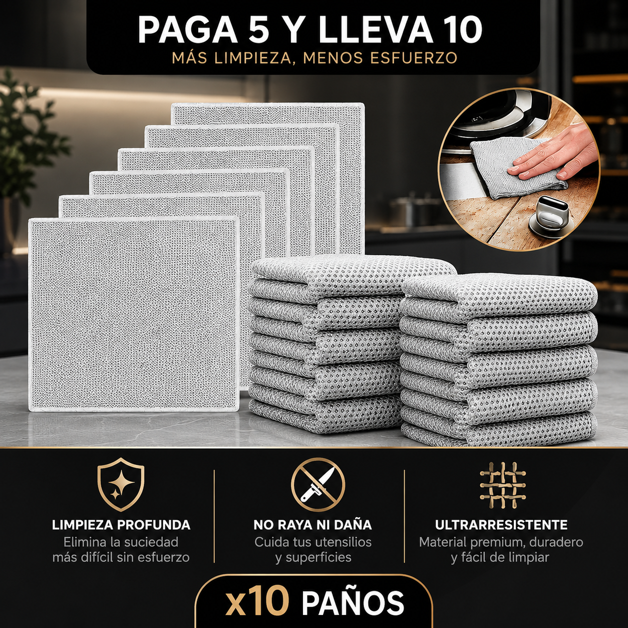 🔥 Elimina la Grasa Difícil en Segundos | Compra 5 y Lleva 10